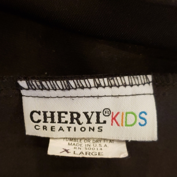 GIRL'S CHERYL CREATIONS BLACK DRESS - Picture 4 of 5